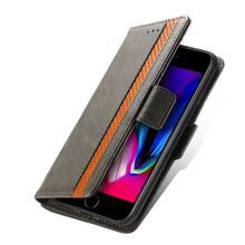 Load image into Gallery viewer, CaseNeo Business Splicing Dual Magnetic Buckle Horizontal Flip PU Leather Case with Holder &amp; Card Slots &amp; Wallet, For iPhone 6, For iPhone 7 / 8 / SE(2020), For iPhone 13, For iPhone 13 Pro Max