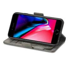 Load image into Gallery viewer, CaseNeo Business Splicing Dual Magnetic Buckle Horizontal Flip PU Leather Case with Holder &amp; Card Slots &amp; Wallet, For iPhone 6, For iPhone 7 / 8 / SE(2020), For iPhone 13, For iPhone 13 Pro Max