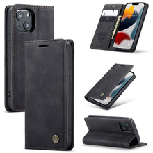 Load image into Gallery viewer, CaseMe-013 Multifunctional Retro Frosted Horizontal Flip Leather Case with Card Slot &amp; Holder &amp; Wallet, For iPhone 13 mini, For iPhone 13, For iPhone 13 Pro, For iPhone 13 Pro Max