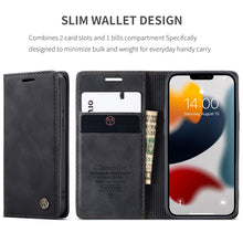 Load image into Gallery viewer, CaseMe-013 Multifunctional Retro Frosted Horizontal Flip Leather Case with Card Slot &amp; Holder &amp; Wallet, For iPhone 13 mini, For iPhone 13, For iPhone 13 Pro, For iPhone 13 Pro Max