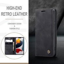 Load image into Gallery viewer, CaseMe-013 Multifunctional Retro Frosted Horizontal Flip Leather Case with Card Slot &amp; Holder &amp; Wallet, For iPhone 13 mini, For iPhone 13, For iPhone 13 Pro, For iPhone 13 Pro Max