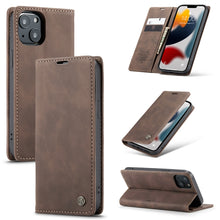 Load image into Gallery viewer, CaseMe-013 Multifunctional Retro Frosted Horizontal Flip Leather Case with Card Slot &amp; Holder &amp; Wallet, For iPhone 13 mini, For iPhone 13, For iPhone 13 Pro, For iPhone 13 Pro Max