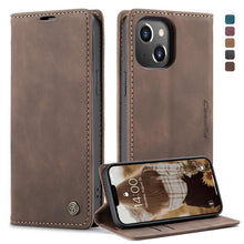 Load image into Gallery viewer, CaseMe-013 Multifunctional Retro Frosted Horizontal Flip Leather Case with Card Slot &amp; Holder &amp; Wallet, For iPhone 13 mini, For iPhone 13, For iPhone 13 Pro, For iPhone 13 Pro Max