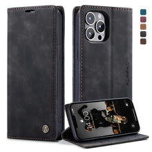 Load image into Gallery viewer, CaseMe-013 Multifunctional Retro Frosted Horizontal Flip Leather Case with Card Slot &amp; Holder &amp; Wallet, For iPhone 13 mini, For iPhone 13, For iPhone 13 Pro, For iPhone 13 Pro Max