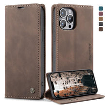 Load image into Gallery viewer, CaseMe-013 Multifunctional Retro Frosted Horizontal Flip Leather Case with Card Slot &amp; Holder &amp; Wallet, For iPhone 13 mini, For iPhone 13, For iPhone 13 Pro, For iPhone 13 Pro Max