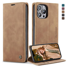 Load image into Gallery viewer, CaseMe-013 Multifunctional Retro Frosted Horizontal Flip Leather Case with Card Slot &amp; Holder &amp; Wallet, For iPhone 13 mini, For iPhone 13, For iPhone 13 Pro, For iPhone 13 Pro Max