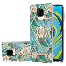 Load image into Gallery viewer, Electroplating Splicing Marble Flower Pattern TPU Shockproof Case with Rhinestone Ring Holder, For Xiaomi Mi 11i, For Xiaomi Poco M3, For Xiaomi Redmi 9A, For Xiaomi Mi 10 Lite, For Xiaomi Mi 10T Lite, For Xiaomi Mi 10T / Mi 10T Pro                    ...