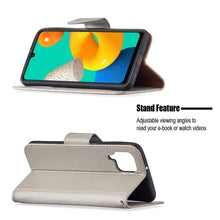 Load image into Gallery viewer, Litchi Texture Pure Color Horizontal Flip Leather Case with Holder &amp; Card Slots &amp; Wallet &amp; Lanyard, For Samsung Galaxy M32
