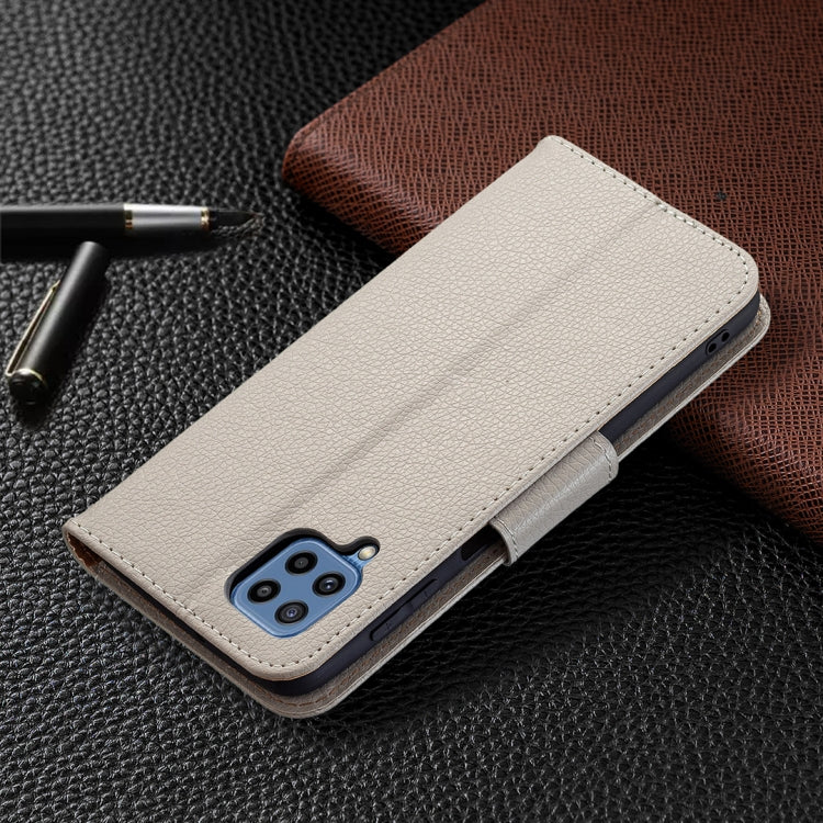 Litchi Texture Pure Color Horizontal Flip Leather Case with Holder & Card Slots & Wallet & Lanyard, For Samsung Galaxy M32