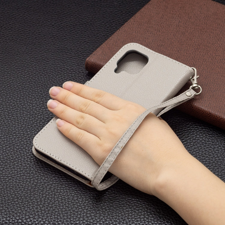 Litchi Texture Pure Color Horizontal Flip Leather Case with Holder & Card Slots & Wallet & Lanyard, For Samsung Galaxy M32