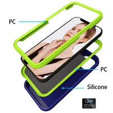 Load image into Gallery viewer, Wave Pattern 3 in 1 Silicone + PC Shockproof Protective Case, For iPhone 13 mini, For iPhone 13, For iPhone 13 Pro, For iPhone 13 Pro Max