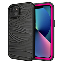 Load image into Gallery viewer, Wave Pattern 3 in 1 Silicone + PC Shockproof Protective Case, For iPhone 13 mini, For iPhone 13, For iPhone 13 Pro, For iPhone 13 Pro Max