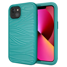 Load image into Gallery viewer, Wave Pattern 3 in 1 Silicone + PC Shockproof Protective Case, For iPhone 13 mini, For iPhone 13, For iPhone 13 Pro, For iPhone 13 Pro Max