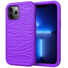 Load image into Gallery viewer, Wave Pattern 3 in 1 Silicone + PC Shockproof Protective Case, For iPhone 13 mini, For iPhone 13, For iPhone 13 Pro, For iPhone 13 Pro Max