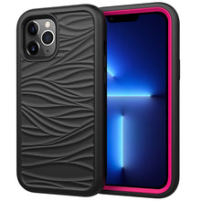 Load image into Gallery viewer, Wave Pattern 3 in 1 Silicone + PC Shockproof Protective Case, For iPhone 13 mini, For iPhone 13, For iPhone 13 Pro, For iPhone 13 Pro Max