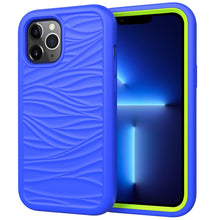 Load image into Gallery viewer, Wave Pattern 3 in 1 Silicone + PC Shockproof Protective Case, For iPhone 13 mini, For iPhone 13, For iPhone 13 Pro, For iPhone 13 Pro Max
