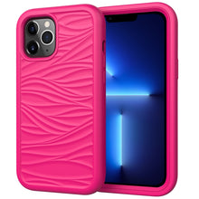 Load image into Gallery viewer, Wave Pattern 3 in 1 Silicone + PC Shockproof Protective Case, For iPhone 13 mini, For iPhone 13, For iPhone 13 Pro, For iPhone 13 Pro Max