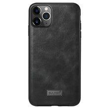 Load image into Gallery viewer, SULADA Shockproof TPU + Handmade Leather Protective Case, For iPhone 11 Pro, For iPhone 11, For iPhone 11 Pro Max
