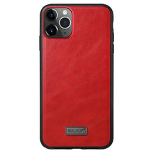 Load image into Gallery viewer, SULADA Shockproof TPU + Handmade Leather Protective Case, For iPhone 11 Pro, For iPhone 11, For iPhone 11 Pro Max