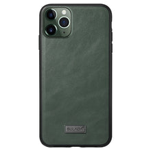 Load image into Gallery viewer, SULADA Shockproof TPU + Handmade Leather Protective Case, For iPhone 11 Pro, For iPhone 11, For iPhone 11 Pro Max