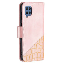 Load image into Gallery viewer, Matching Color Crocodile Texture Horizontal Flip PU Leather Case with Wallet &amp; Holder &amp; Card Slots, For Samsung Galaxy M32