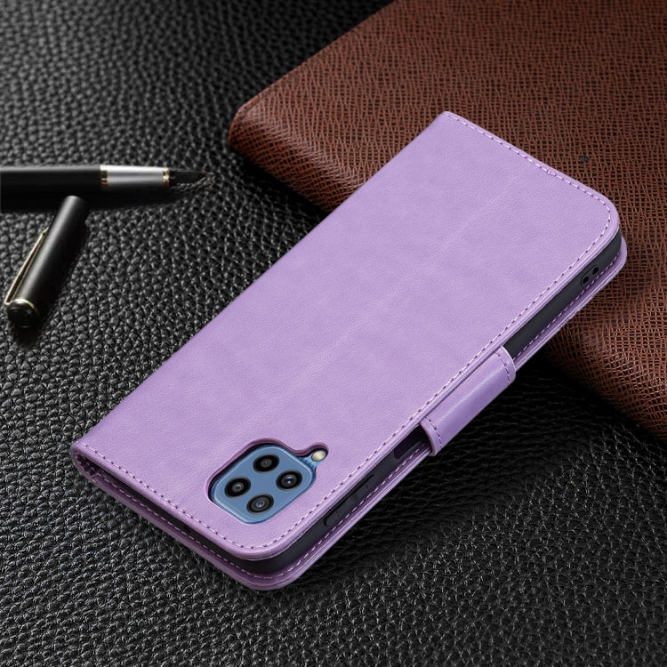 Embossing Two Butterflies Pattern Horizontal Flip PU Leather Case with Holder & Card Slot & Wallet & Lanyard, For Samsung Galaxy M32