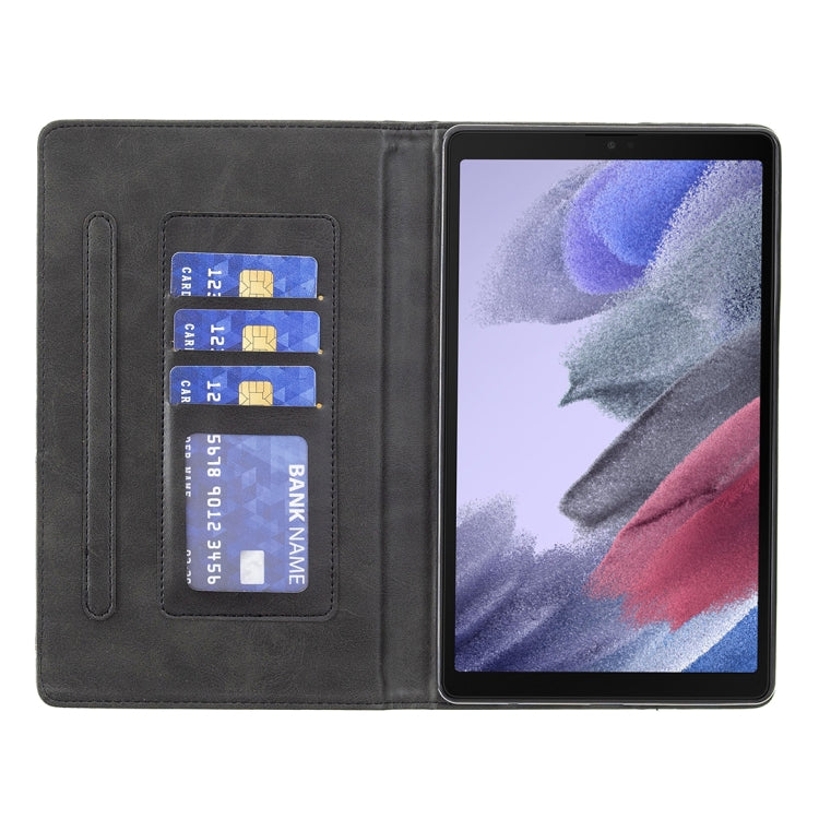 Rhombus Texture Horizontal Flip Magnetic Leather Case with Holder & Card Slots, For Samsung Galaxy Tab A7 Lite SM-T220/SM-T225