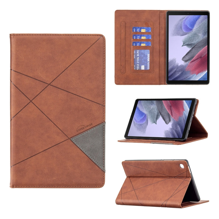 Rhombus Texture Horizontal Flip Magnetic Leather Case with Holder & Card Slots, For Samsung Galaxy Tab A7 Lite SM-T220/SM-T225