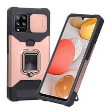 Load image into Gallery viewer, Sliding Camera Cover Design PC + TPU Shockproof Case with Ring Holder &amp; Card Slot, For Google Pixel 5a 5G, For Samsung Galaxy A03s 166.6mm, For Samsung Galaxy A42 5G, For Samsung Galaxy A72 5G, For Samsung Galaxy Note20 Ultra, For Samsung Galaxy S21 5G...