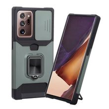 Load image into Gallery viewer, Sliding Camera Cover Design PC + TPU Shockproof Case with Ring Holder &amp; Card Slot, For Google Pixel 5a 5G, For Samsung Galaxy A03s 166.6mm, For Samsung Galaxy A42 5G, For Samsung Galaxy A72 5G, For Samsung Galaxy Note20 Ultra, For Samsung Galaxy S21 5G...