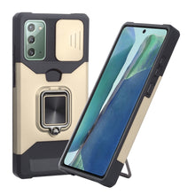 Load image into Gallery viewer, Sliding Camera Cover Design PC + TPU Shockproof Case with Ring Holder &amp; Card Slot, For Google Pixel 5a 5G, For Samsung Galaxy A03s 166.6mm, For Samsung Galaxy A42 5G, For Samsung Galaxy A72 5G, For Samsung Galaxy Note20 Ultra, For Samsung Galaxy S21 5G...