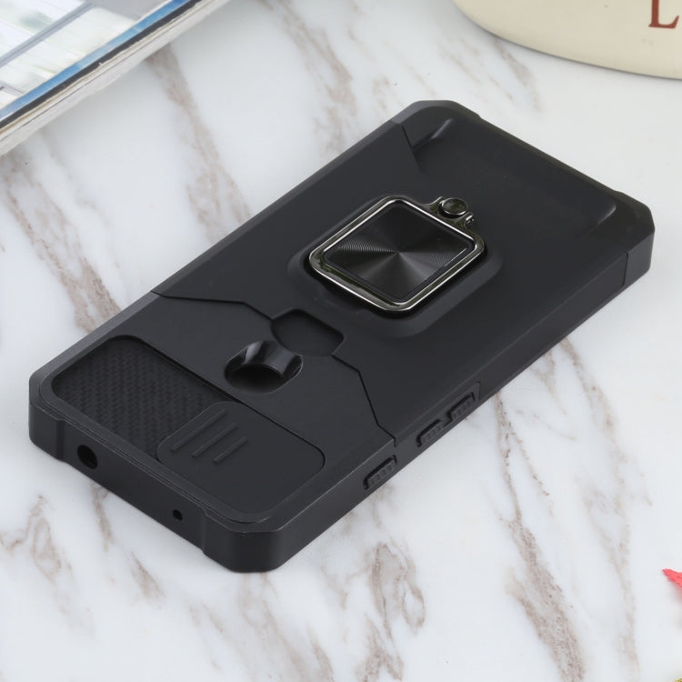 Sliding Camera Cover Design PC + TPU Shockproof Case with Ring Holder & Card Slot, For Google Pixel 5a 5G, For Samsung Galaxy A03s 166.6mm, For Samsung Galaxy A42 5G, For Samsung Galaxy A72 5G, For Samsung Galaxy Note20 Ultra, For Samsung Galaxy S21 5G...