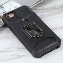 Load image into Gallery viewer, Sliding Camera Cover Design PC + TPU Shockproof Case with Ring Holder &amp; Card Slot, For iPhone SE 2022 / SE 2020 / 8 / 7 / 6s / 6, For iPhone 8 Plus / 7 Plus / 6s Plus / 6 Plus