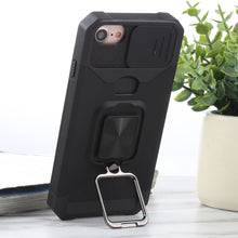 Load image into Gallery viewer, Sliding Camera Cover Design PC + TPU Shockproof Case with Ring Holder &amp; Card Slot, For iPhone SE 2022 / SE 2020 / 8 / 7 / 6s / 6, For iPhone 8 Plus / 7 Plus / 6s Plus / 6 Plus