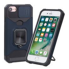 Load image into Gallery viewer, Sliding Camera Cover Design PC + TPU Shockproof Case with Ring Holder &amp; Card Slot, For iPhone SE 2022 / SE 2020 / 8 / 7 / 6s / 6, For iPhone 8 Plus / 7 Plus / 6s Plus / 6 Plus