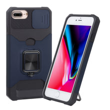 Load image into Gallery viewer, Sliding Camera Cover Design PC + TPU Shockproof Case with Ring Holder &amp; Card Slot, For iPhone SE 2022 / SE 2020 / 8 / 7 / 6s / 6, For iPhone 8 Plus / 7 Plus / 6s Plus / 6 Plus