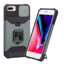 Load image into Gallery viewer, Sliding Camera Cover Design PC + TPU Shockproof Case with Ring Holder &amp; Card Slot, For iPhone SE 2022 / SE 2020 / 8 / 7 / 6s / 6, For iPhone 8 Plus / 7 Plus / 6s Plus / 6 Plus