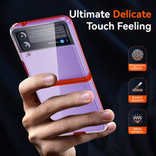 Load image into Gallery viewer, Simple All-inclusive Clear Crystal PC +TPU Shockproof Case, For Samsung Galaxy Z Flip3 5G