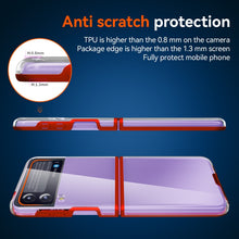 Load image into Gallery viewer, Simple All-inclusive Clear Crystal PC +TPU Shockproof Case, For Samsung Galaxy Z Flip3 5G
