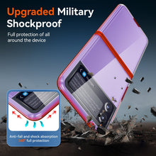 Load image into Gallery viewer, Simple All-inclusive Clear Crystal PC +TPU Shockproof Case, For Samsung Galaxy Z Flip3 5G