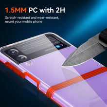 Load image into Gallery viewer, Simple All-inclusive Clear Crystal PC +TPU Shockproof Case, For Samsung Galaxy Z Flip3 5G