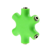 Load image into Gallery viewer, 6 in 1 Audio Adapter 3.5mm Jack Multi Port Hub Aux Headphone Splitter Converter