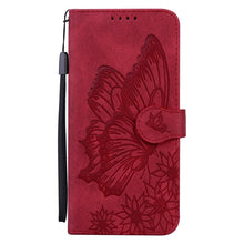 Load image into Gallery viewer, Retro Skin Feel Butterflies Embossing Horizontal Flip Leather Case with Holder &amp; Card Slots &amp; Wallet, For iPhone 13 mini, For iPhone 13, For iPhone 13 Pro, For iPhone 13 Pro Max