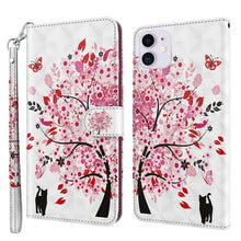 Load image into Gallery viewer, 3D Painting Pattern Horizontal Flip TPU + PU Leather Case with Holder &amp; Card Slots &amp; Wallet, For iPhone 13 mini, For iPhone 13, For iPhone 13 Pro, For iPhone 13 Pro Max