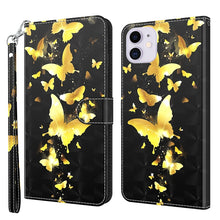 Load image into Gallery viewer, 3D Painting Pattern Horizontal Flip TPU + PU Leather Case with Holder &amp; Card Slots &amp; Wallet, For iPhone 13 mini, For iPhone 13, For iPhone 13 Pro, For iPhone 13 Pro Max