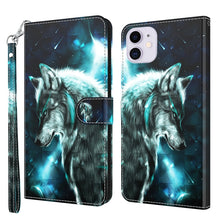 Load image into Gallery viewer, 3D Painting Pattern Horizontal Flip TPU + PU Leather Case with Holder &amp; Card Slots &amp; Wallet, For iPhone 13 mini, For iPhone 13, For iPhone 13 Pro, For iPhone 13 Pro Max