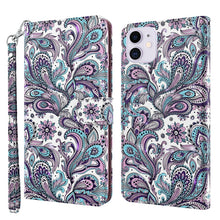 Load image into Gallery viewer, 3D Painting Pattern Horizontal Flip TPU + PU Leather Case with Holder &amp; Card Slots &amp; Wallet, For iPhone 13 mini, For iPhone 13, For iPhone 13 Pro, For iPhone 13 Pro Max