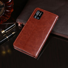 Load image into Gallery viewer, idewei Crazy Horse Texture Horizontal Flip Leather Case with Holder &amp; Card Slots &amp; Wallet, For Doogee N40 Pro, For Xiaomi Redmi 10, For vivo iQOO 8, For Tecno Pova 2, For vivo iQOO 8 Pro, For ZTE Axon 11 5G, For ZTE Blade A31