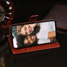 Load image into Gallery viewer, idewei Crazy Horse Texture Horizontal Flip Leather Case with Holder &amp; Card Slots &amp; Wallet, For Doogee N40 Pro, For Xiaomi Redmi 10, For vivo iQOO 8, For Tecno Pova 2, For vivo iQOO 8 Pro, For ZTE Axon 11 5G