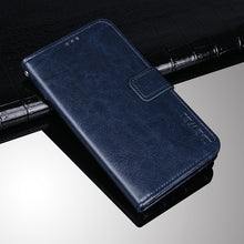 Load image into Gallery viewer, idewei Crazy Horse Texture Horizontal Flip Leather Case with Holder &amp; Card Slots &amp; Wallet, For Doogee N40 Pro, For Xiaomi Redmi 10, For vivo iQOO 8, For Tecno Pova 2, For vivo iQOO 8 Pro, For ZTE Axon 11 5G, For ZTE Blade A31